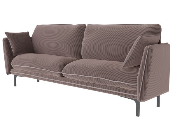 Гостевой диван Сиеста коричневый велюр