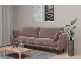 Гостевой диван Сиеста коричневый велюр