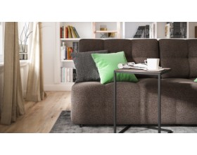 Денди Мини диван Рогожка Мальмо шоколад