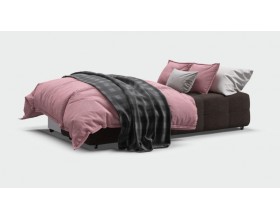 Денди Мини диван Рогожка Мальмо шоколад