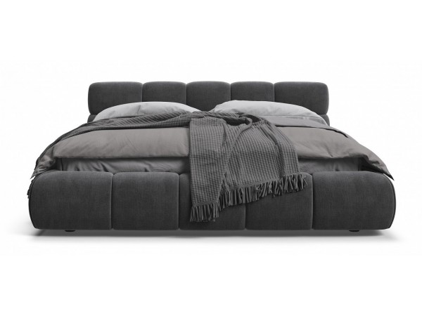Кровать Босс Дрим Про+ ПМ велюр Monolit серый