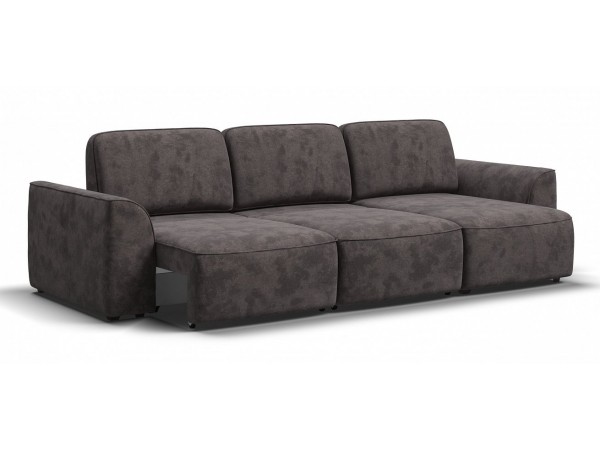 Угловой диван KING SE Велюр Alkantara серый
