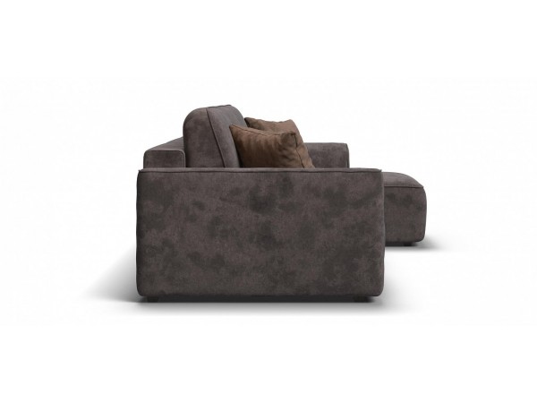 Угловой диван KING SE Велюр Alkantara серый