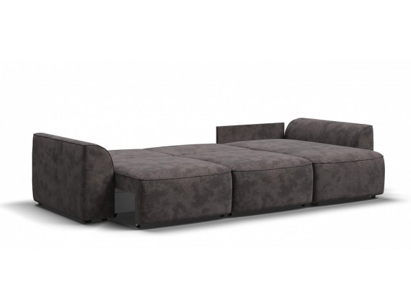 Угловой диван KING SE Велюр Alkantara серый