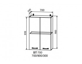 Корпус верхний высокий ВП 700