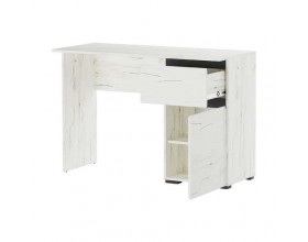 Стол письменный 1С1Я "ГРЕТТА" Крафт белый - Антрацит