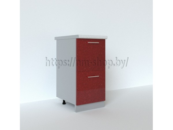 Шкаф нижний с двумя ящиками СК2 400 Шкаф нижний с двумя ящиками СК2 400