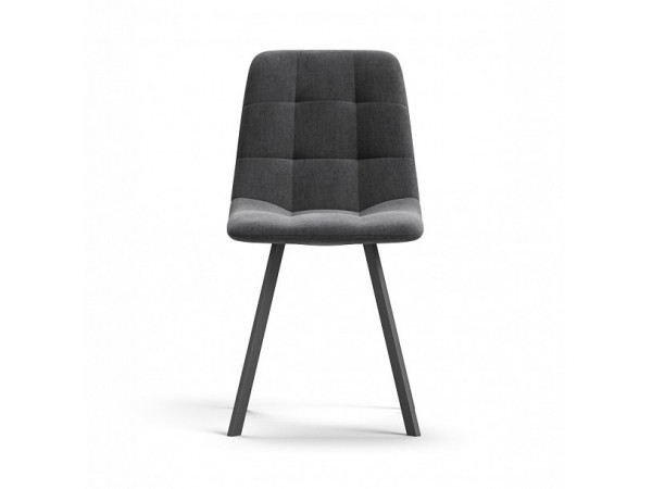 Стул НОРД велюр Velutto Серый, Черный