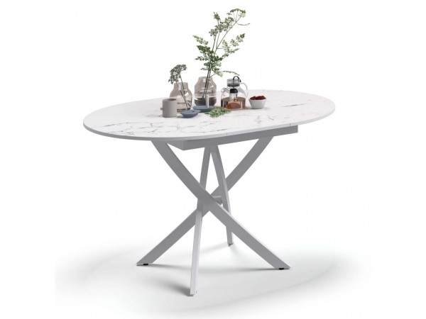 Стол Boss One Белый мрамор, Белый