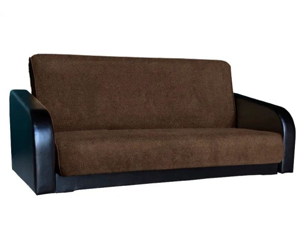 Диван Премьер (астра 14/кожзам коричневый)