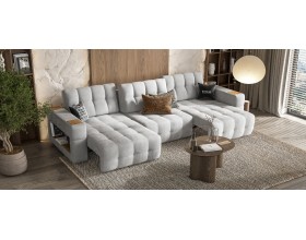 Босс ХО Макс диван Велюр Монолит сталь