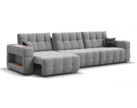 Босс ХО Макс диван Велюр Монолит сталь