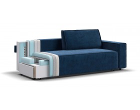 Норд диван Велюр Монолит синий