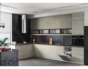Кухня Вариант фасада Скала Гранит Грей 1,8*3,6 м 