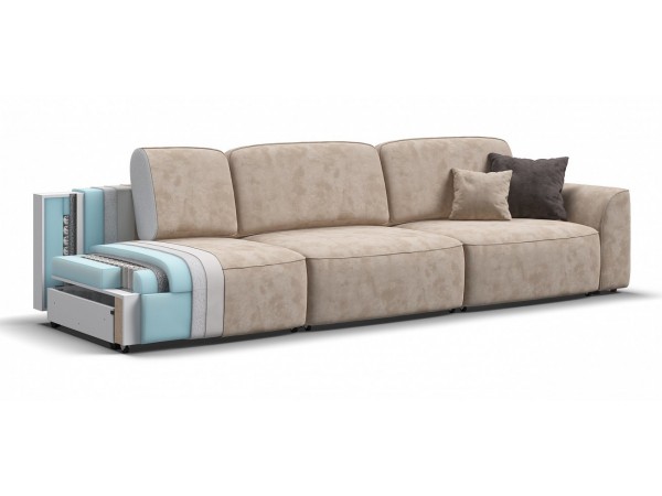 Диван KING MAX SE велюр Alkantara пепел