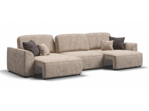 Диван KING MAX SE велюр Alkantara пепел