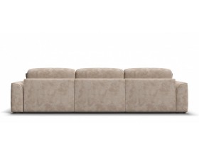 Кинг Макс диван Велюр Алькантара пепел