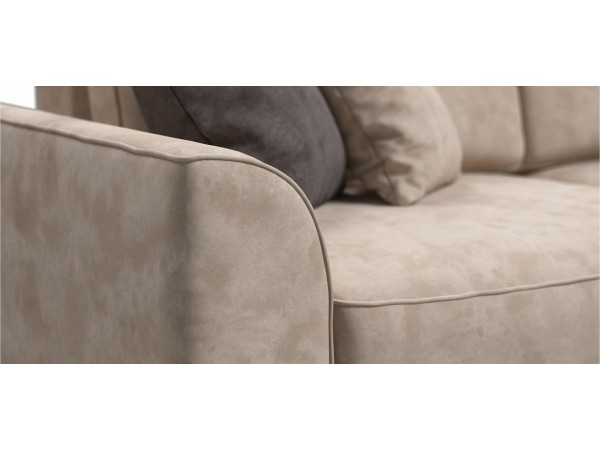 Диван KING MAX SE велюр Alkantara пепел