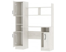 Письменно-компьютерный стол ПКС-6 Крафт белый