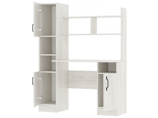 Письменно-компьютерный стол ПКС-6 Крафт белый