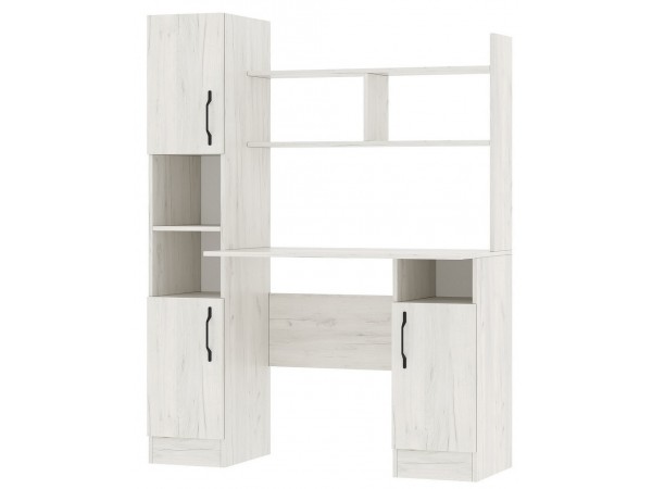 Письменно-компьютерный стол ПКС-6 Крафт белый