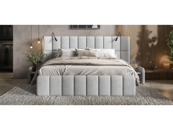 Кровать BOSS.XO 180*200 велюр Monolit сталь Кровать BOSS.XO 180*200 велюр Monolit сталь