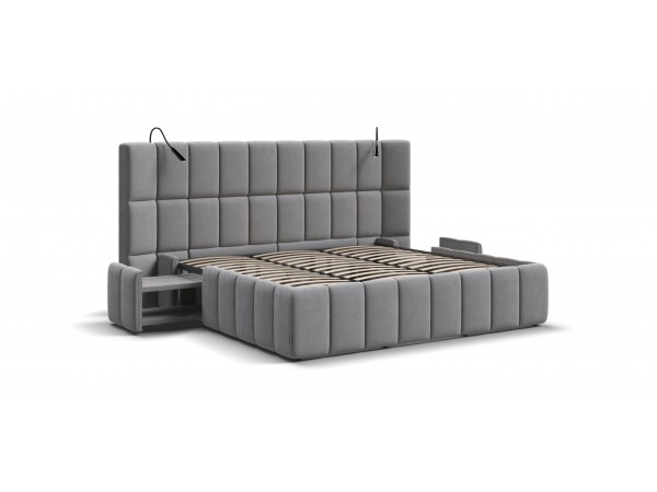 Кровать BOSS.XO 180*200 велюр Monolit сталь Кровать BOSS.XO 180*200 велюр Monolit сталь