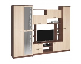 Гостиная Марта-11 (Флора)  венге / дуб белфорд