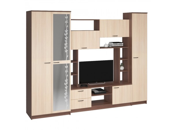 Гостиная Марта-11 ( Флора)  венге / дуб белфорд