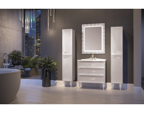 Зеркало Lumier 65*85 White