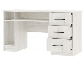 Письменно-компьютерный стол ПКС-4 Крафт белый