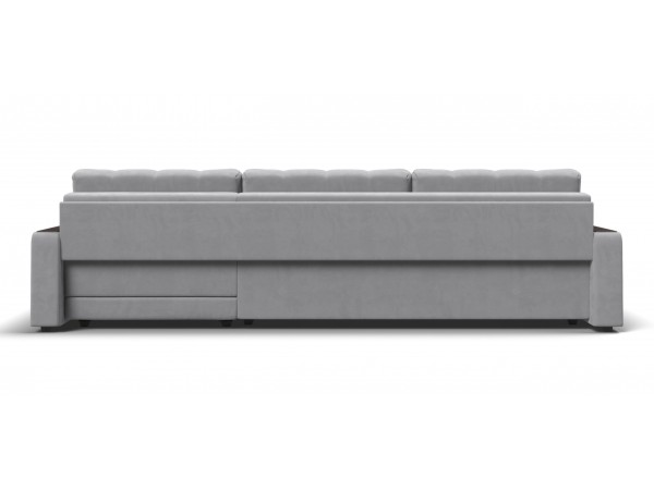 Угловой диван BOSS 3.0 MAX велюр Monolit сталь