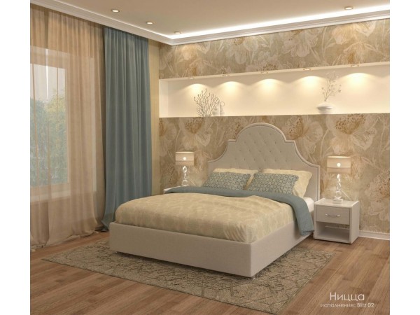 Кровать Ницца Velvet lux 84