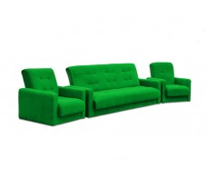 Диван Милан + 2 кресла зеленый