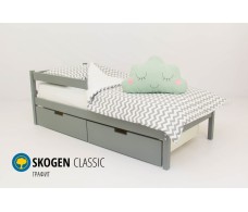 Детская кровать Svogen classic графит