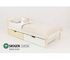 Детская кровать Svogen classic бежево-белый