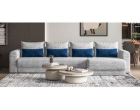 Модульный угловой диван Ричмонд Модуль MAX Вельвет Корд серый