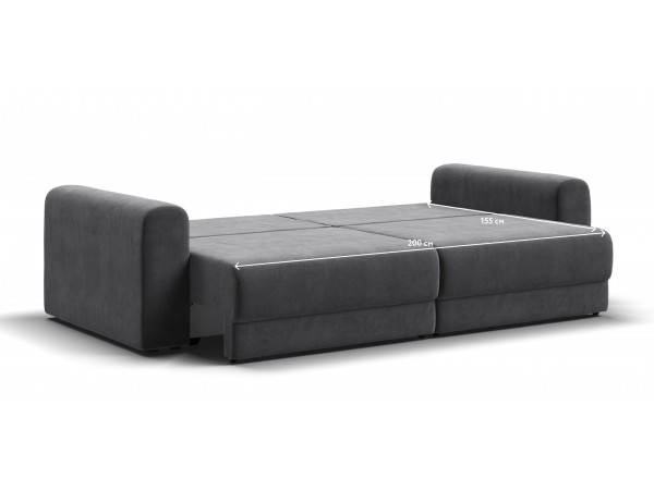 Модульный диван РИЧМОНД MODOOL Велюр Monolit серый