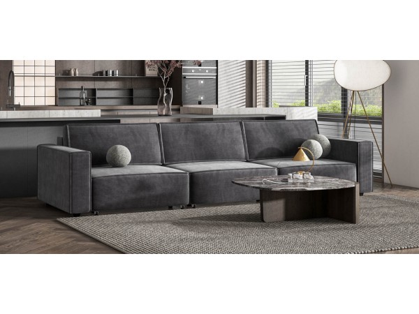 Диван BOSS SOFT MODOOL MAX Вельвет CORD графит