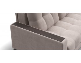 Диван Босс Маркет двухместный велюр Монолит латте