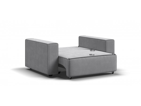 Кресло BOSS SOFT MODOOL велюр Monolit сталь