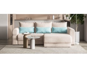 Модульный угловой диван Ричмонд Модуль Велюр Монолит латте