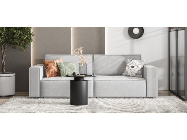 Диван BOSS SOFT MODOOL велюр Monolit сталь