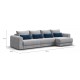 Модульный угловой диван РИЧМОНД MODOOL MAX Вельвет CORD серый