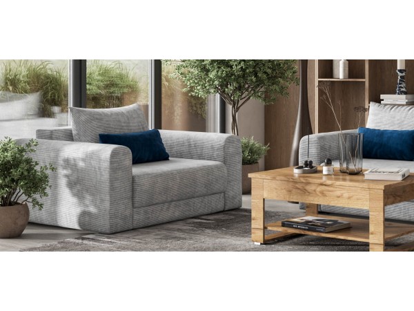 Кресло РИЧМОНД MODOOL Вельвет CORD серый