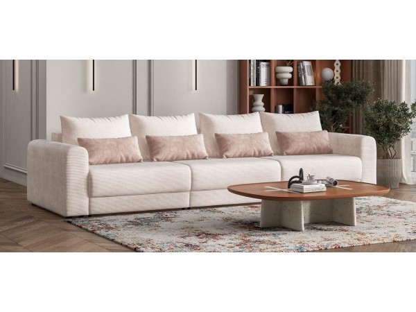 Модульный диван РИЧМОНД MODOOL MAX Вельвет CORD бежевый