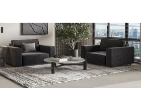 Кресло Босс Софт Модуль Вельвет Корд графит