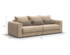 Модульный диван РИЧМОНД MODOOL Велюр Роял шампань