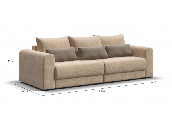 Модульный диван РИЧМОНД MODOOL Велюр Роял шампань