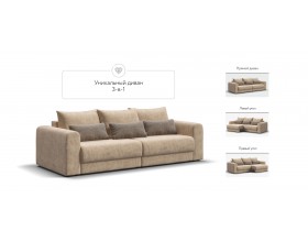 Модульный диван Ричмонд Модуль Велюр Роял шампань